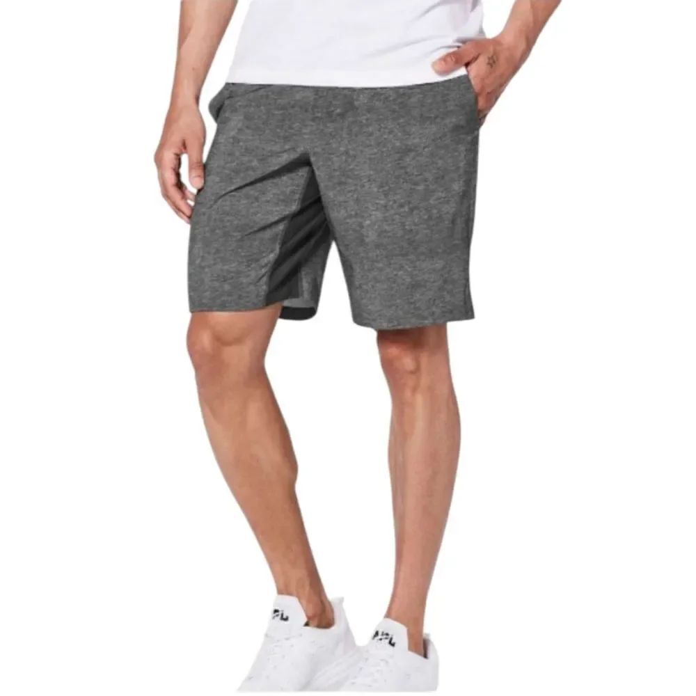 Lululemon T.H.E. Short Out Of Mind Liner 9" Heathered Texture Printed Grey XS